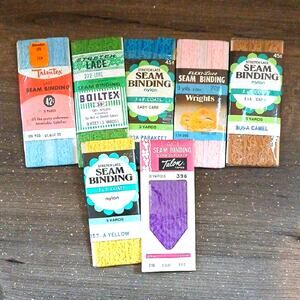 Vintage Lot Of Stretch Lace Seam Binding Nylon 3 Yards For Sewing